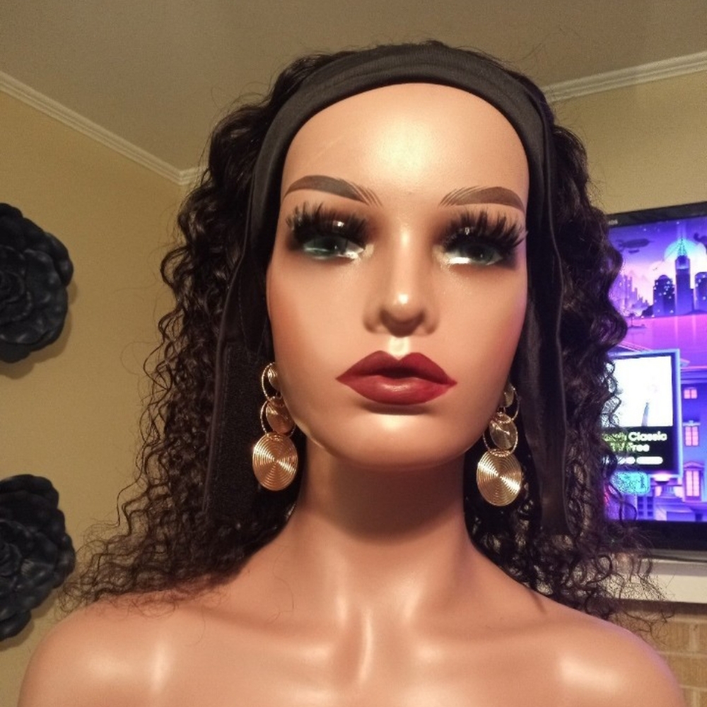 🛑 SOLD 🛑 16 Inch Water Wave Headband Wig